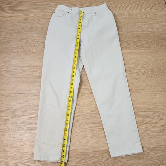 Vtg Levis 550 Relaxed Fit Tapered Leg Denim Jeans Sz 10 Misses Beige Pants 29x28 - Picture 7 of 15